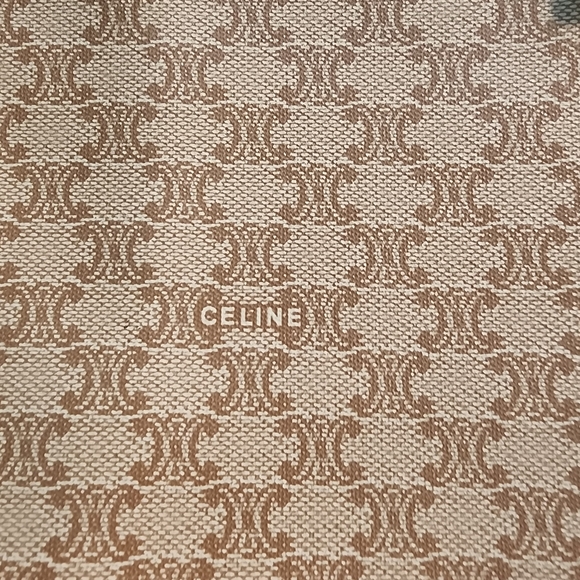 Celine Rare Vintage clutch/pouch Tan/Caramel EUC - Picture 10 of 13
